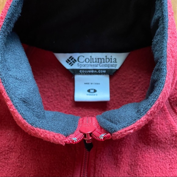 Columbia Red Fleece Vest - Picture 3 of 6